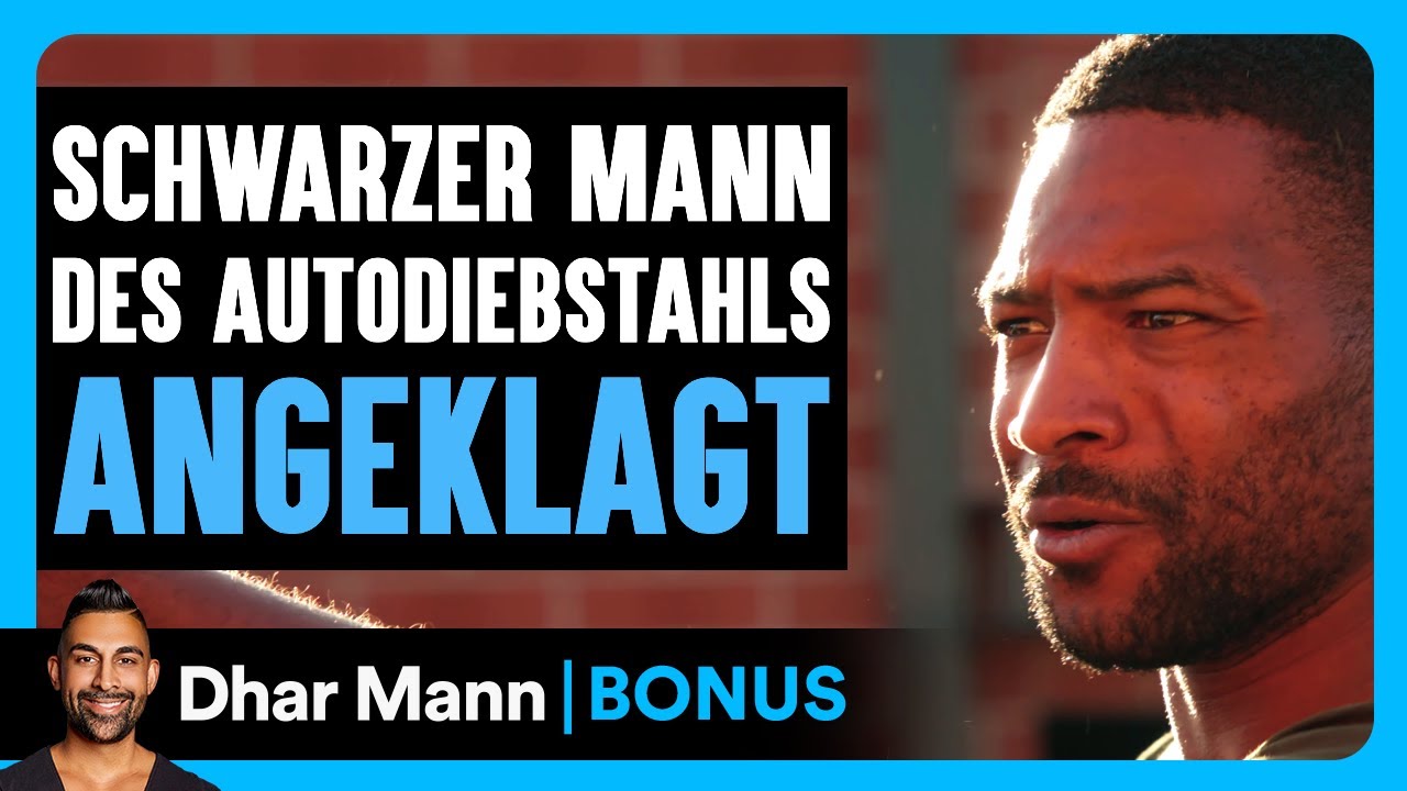Schwarzer Mann Des Autodiebstahls ANGEKLAGT | Dhar Mann Studios