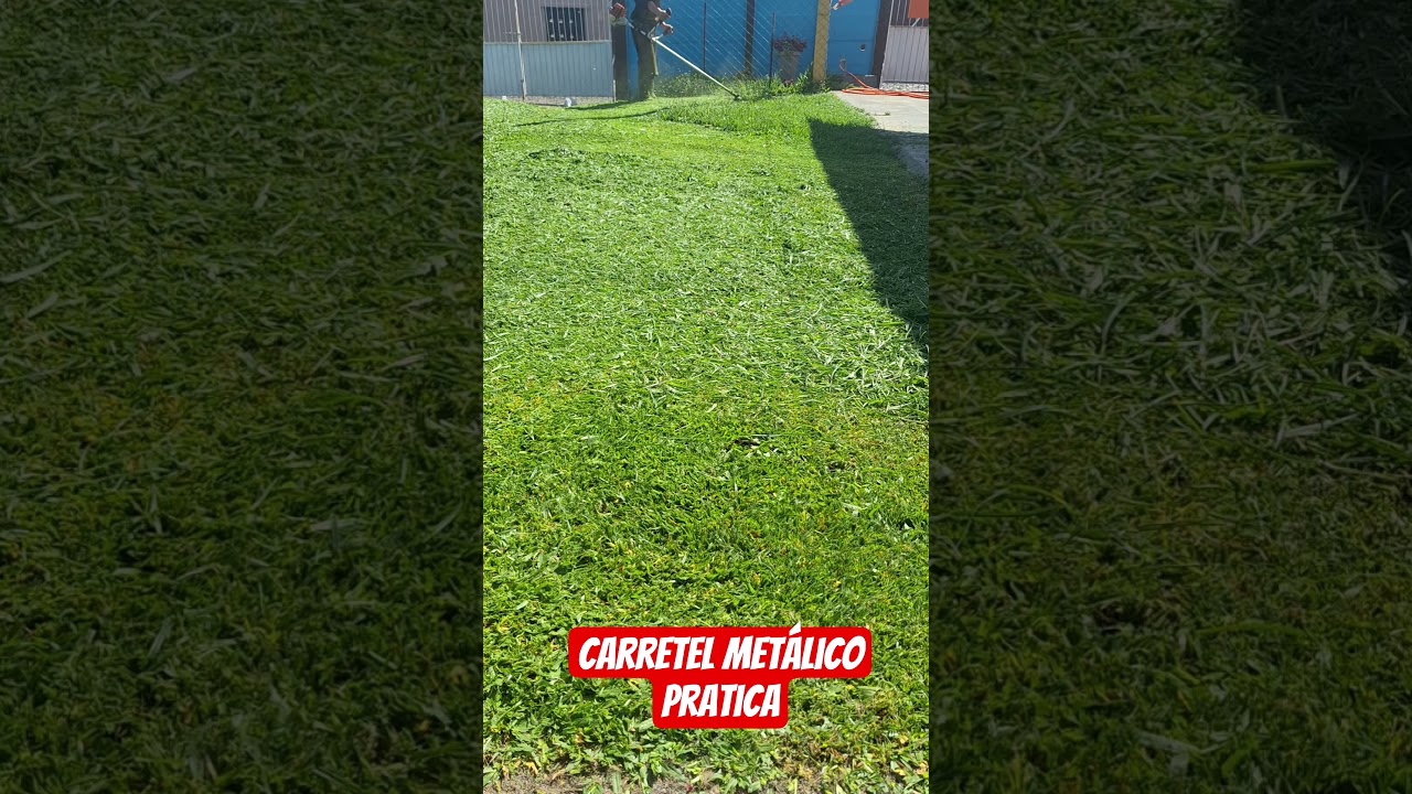 Carretel metálico parte pratica( parte 2)roçadeira