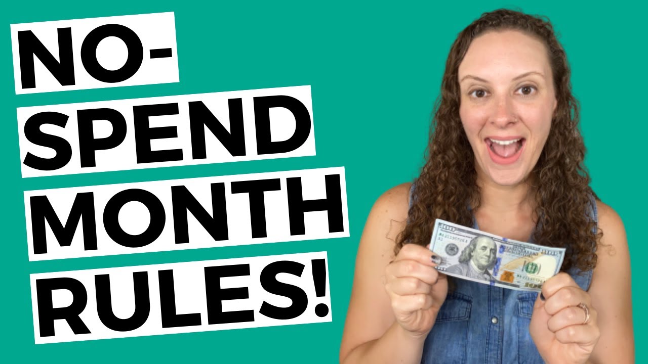 No Spend Month Rules For Any No Spend Challenge