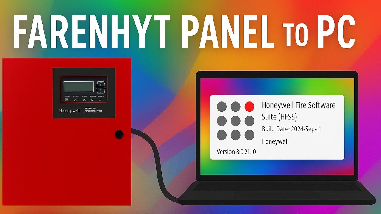 How to connect Honeywell Farenhyte panel to PC || HFSS TUTORIAL | #farenhyte #HFSS #honeywell #TRIGA