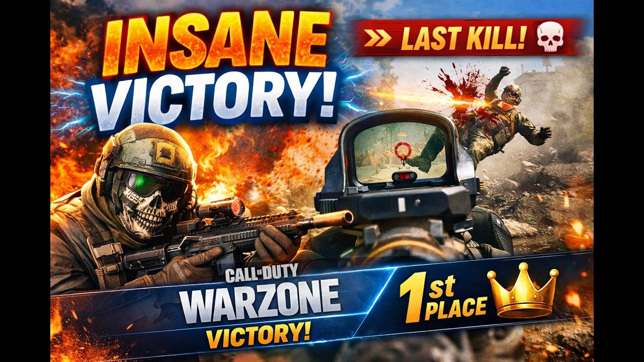 INSANE Warzone Victory 🔥 Last Second Clutch Win!