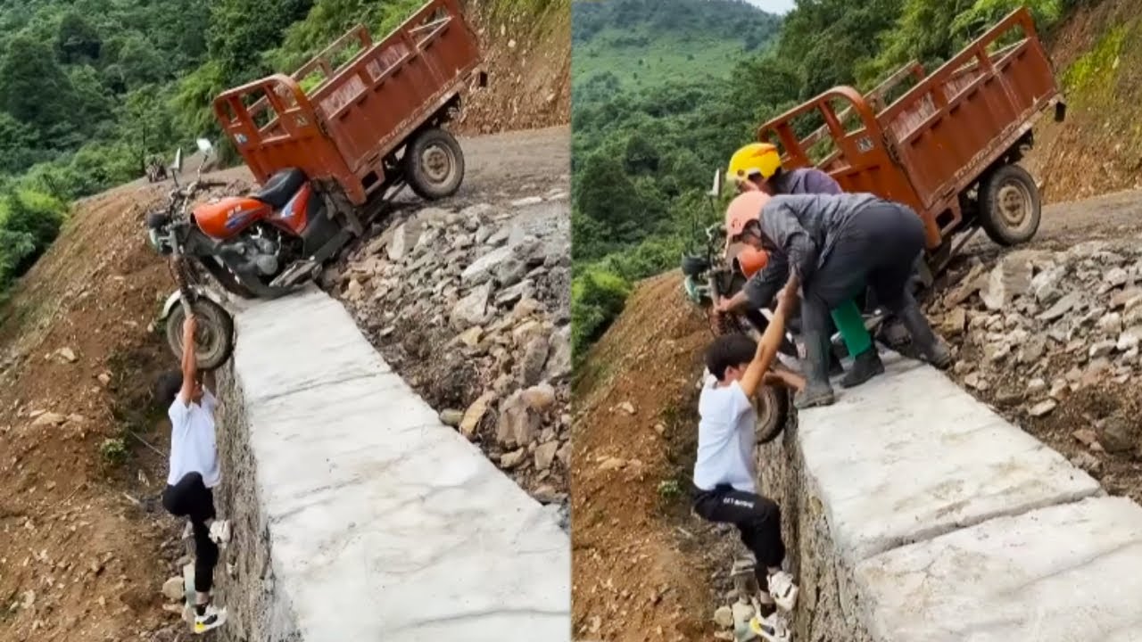 Help! A Young Man Has Been Trapped On The Edge Of A Cliff After An Accident While Hiking#help #funny