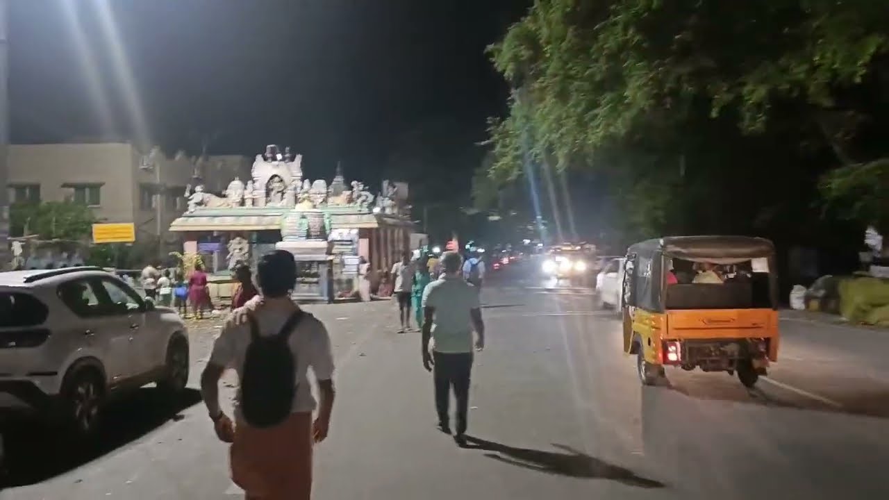 🕉️ Tiruvannamalai Girivalam Night