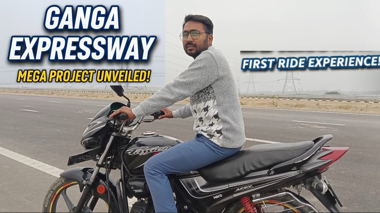 Ganga Expressway Vlog 😍 | First Ride Experience of Ganga Expressway!✨🤍