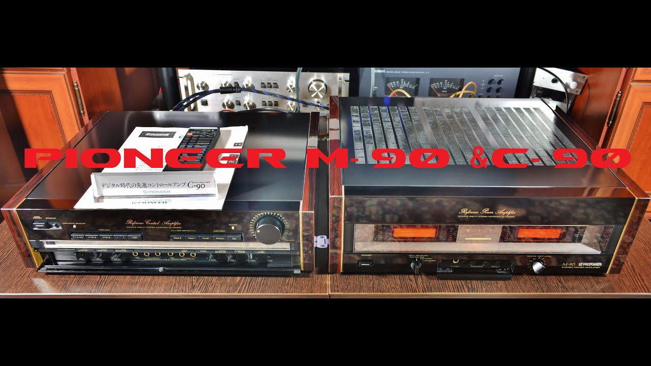Pioneer C-90, Pioneer M-90. Video review with disassembly, видеообзор с разборкой аппаратов.