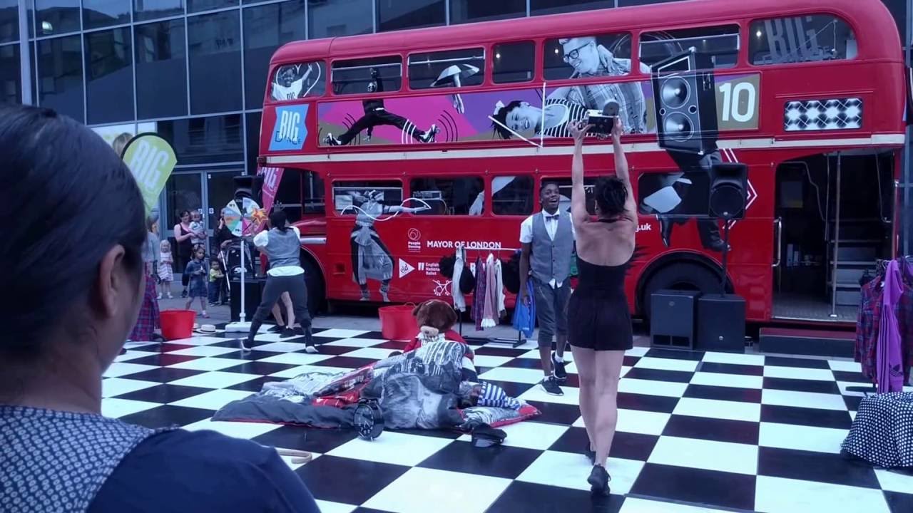 The Big Dance Bus Sutton High Street