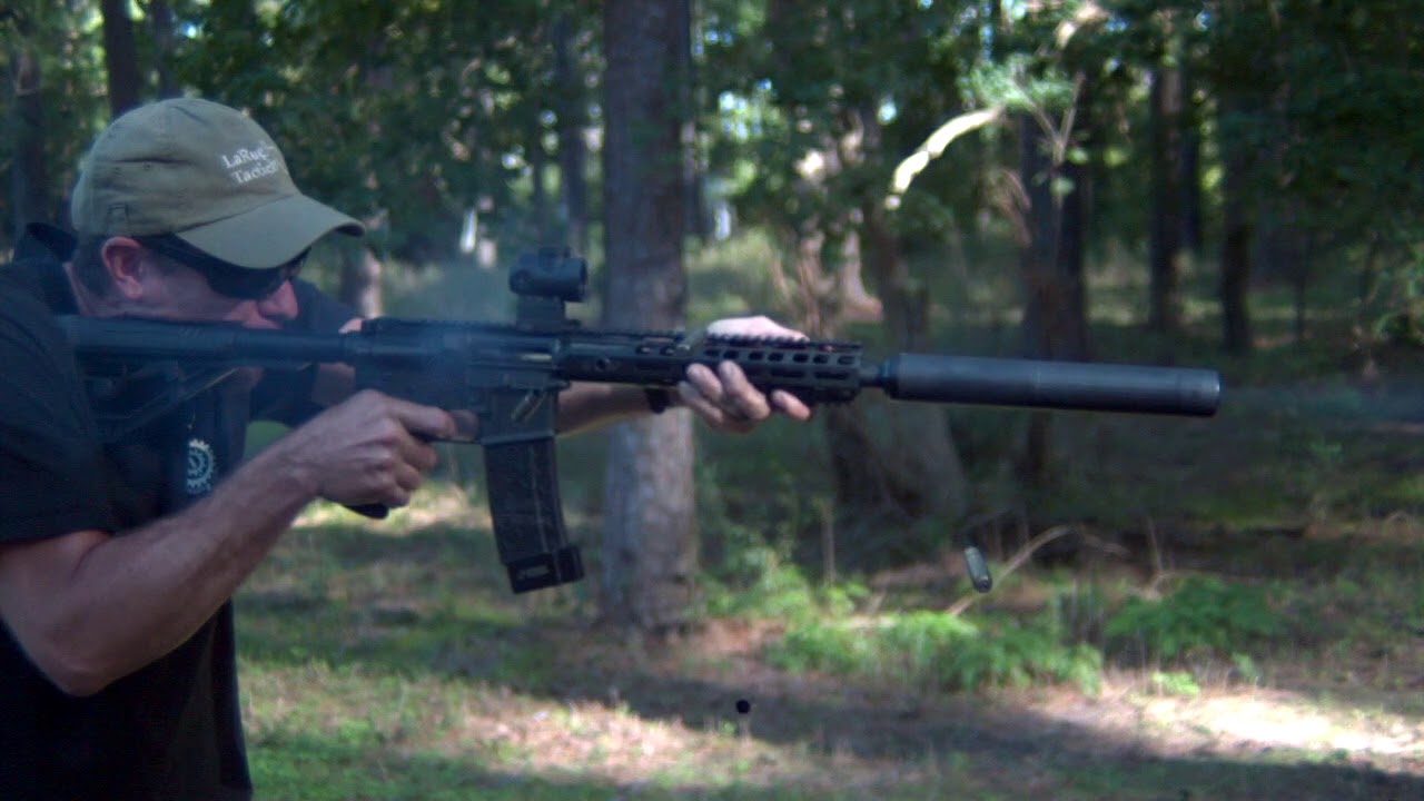 458 SOCOM Full Auto Slow Motion Mag Dump