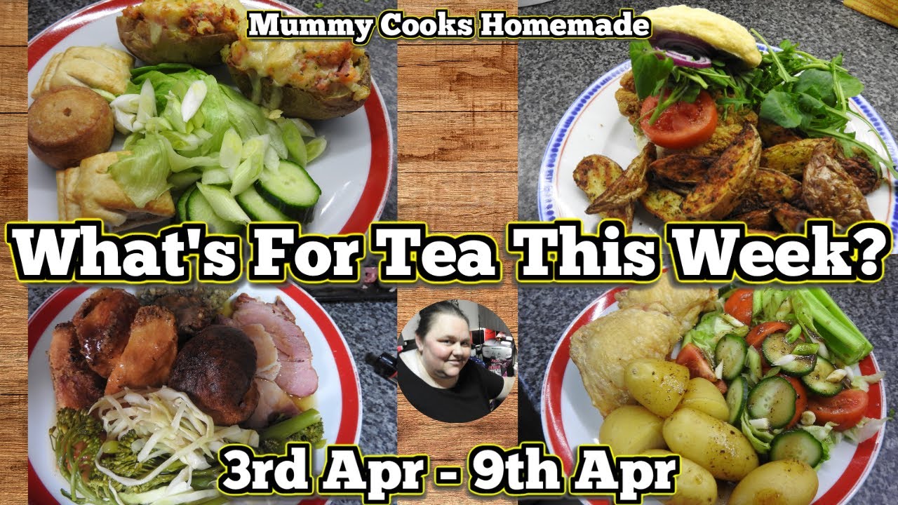 What's for tea this week? ( 3rd Apr - 09th Apr ) 2023 | #Mealsoftheweek #food #cooking #whatsfortea