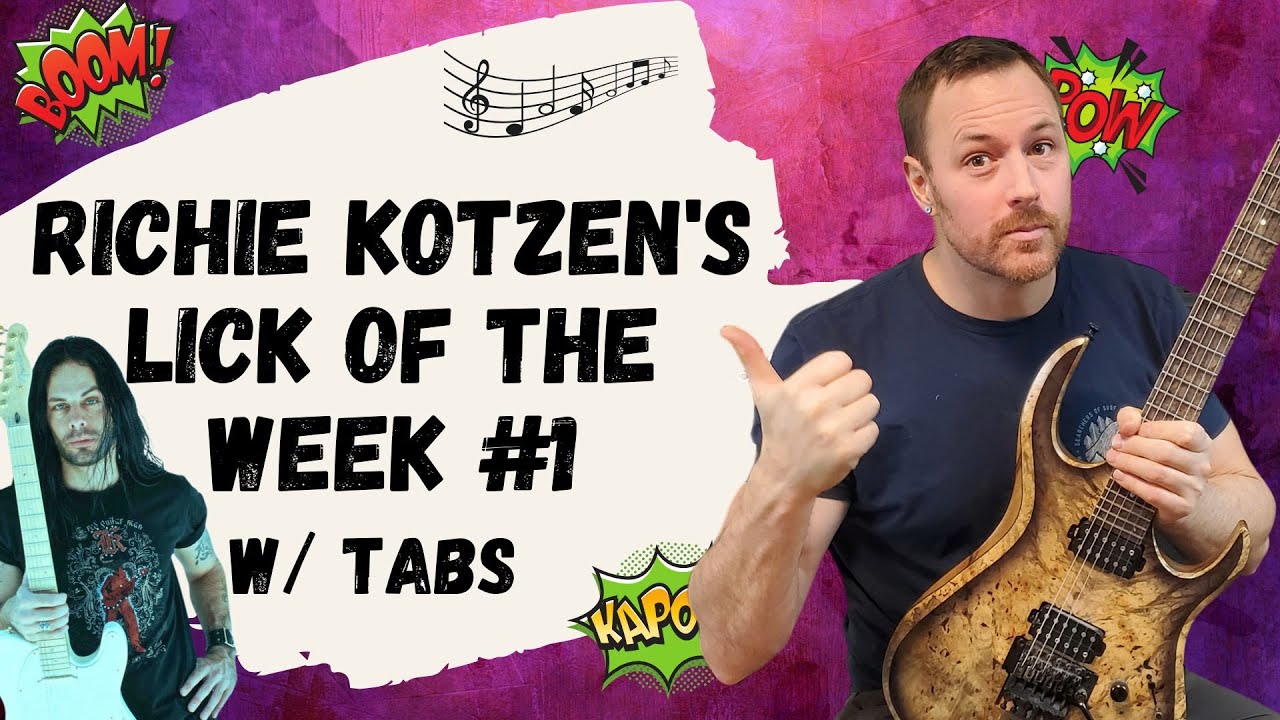 Richie Kotzen's Lick of the Week #1 Guitar Lesson