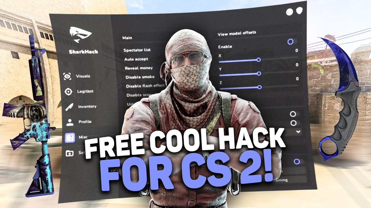 👑 Sharkhack CS 2 CHEAT / Лучшие БЕСПЛАТНЫЕ хаки для CS2 2025 / Как скачать читы CS2 ExLoader NO VAC!