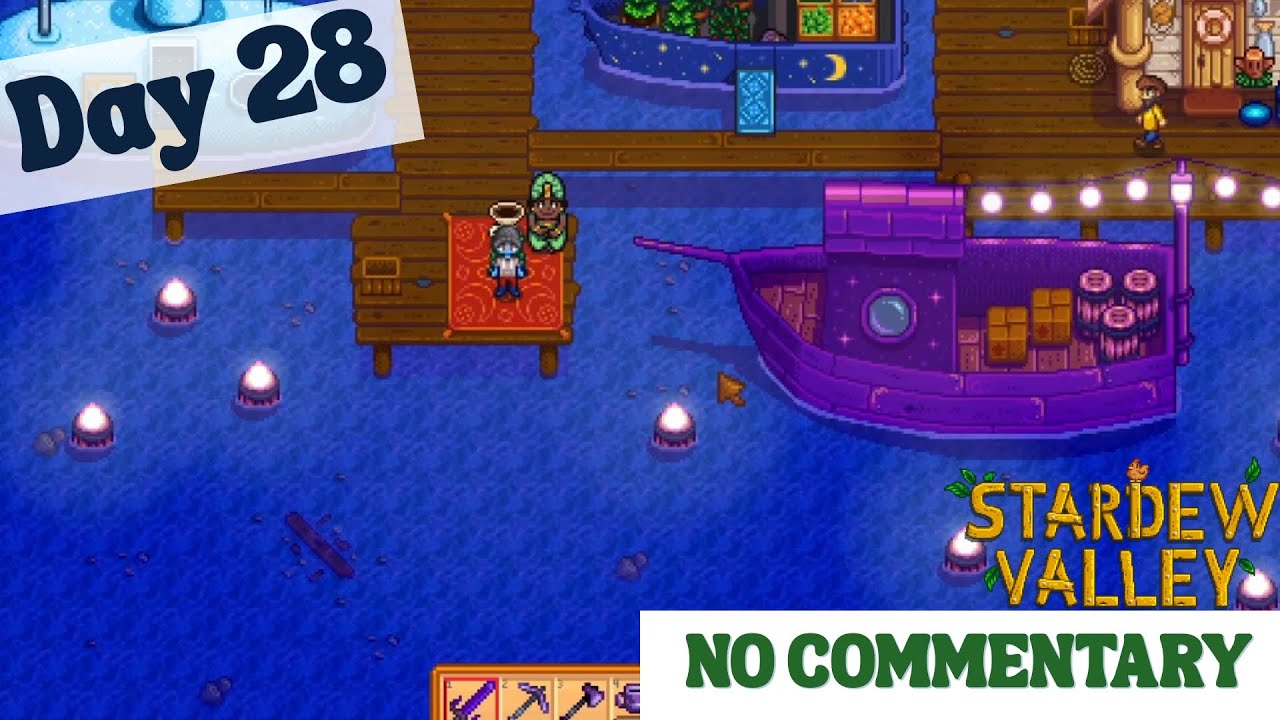 No Commentary Stardew Valley - Day 28 - Cozy Winter Nights