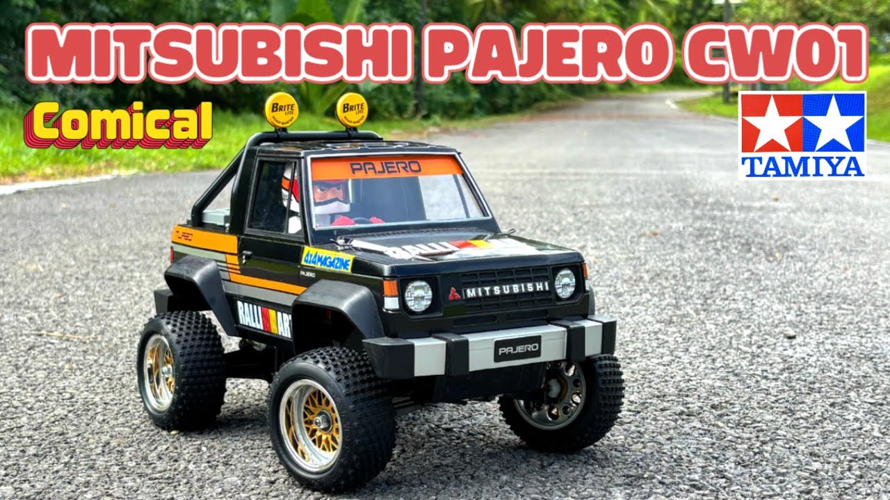 How to Comical Tamiya RC 1/10 Mitsubishi Pajero Montero Shogun CW01 58727