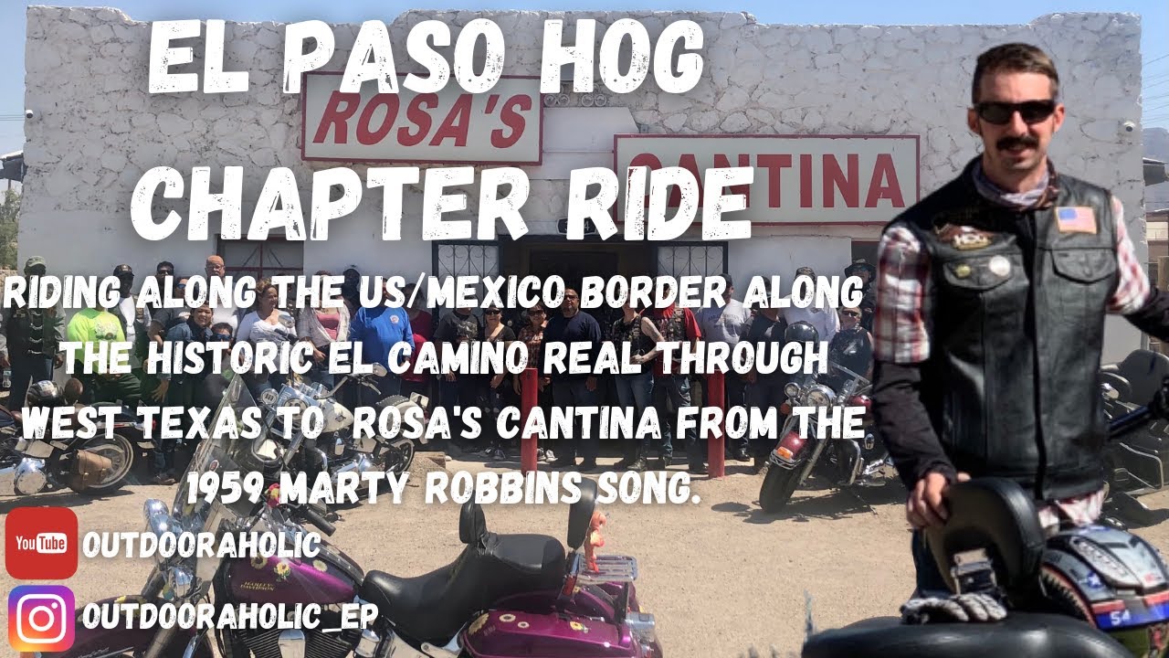 Border Ride to Rosa's Cantina with the El Paso HOG Chapter