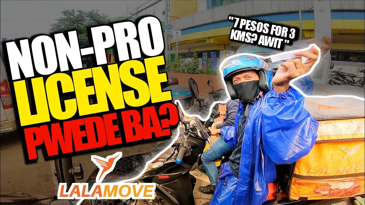 PWEDE BA ANG NON-PRO NA LISENSYA SA LALAMOVE? (7 PESOS PARA SA 3 KMS? AWIT) | Buhay Lalamove Rider
