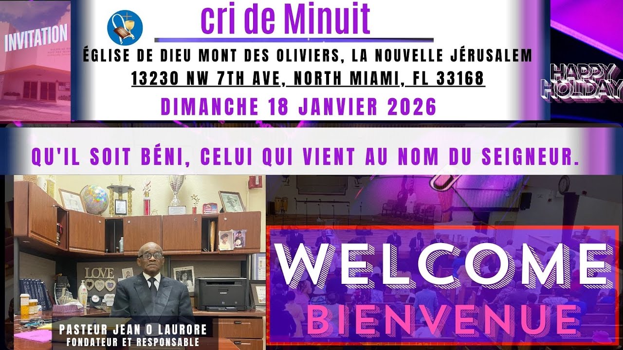Service d'Adoration et de Louange / Dimanche 17 Janvier 2026