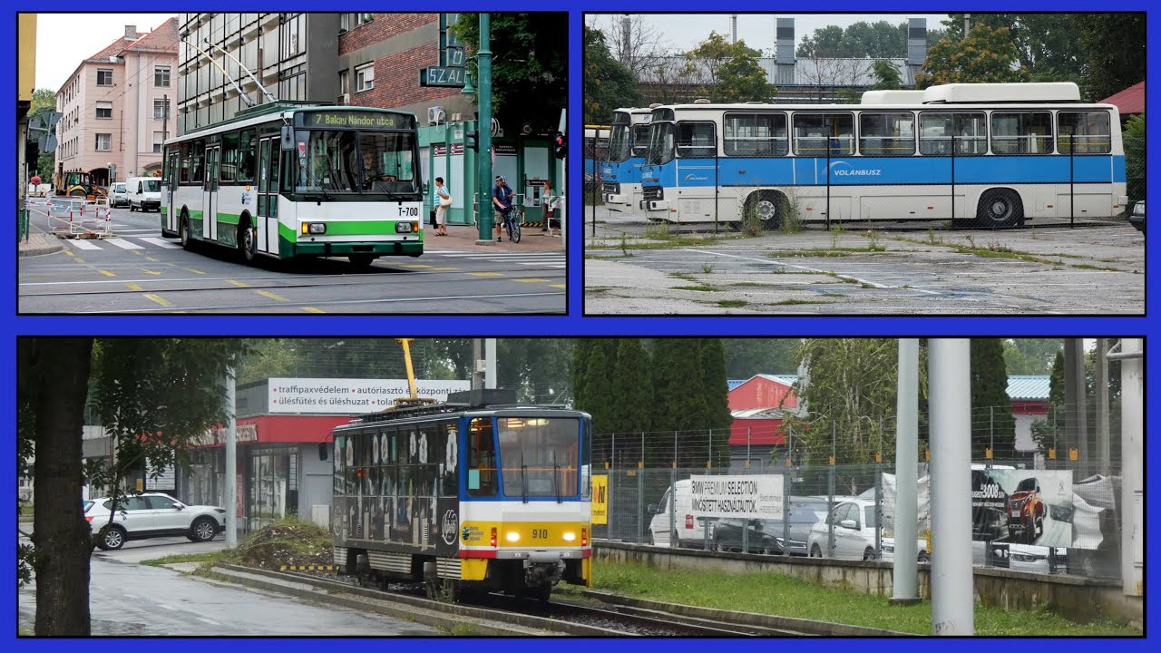 Utazás Škoda 14Tr, 15Tr, Mercedes Citaro trolival, buszgarázs, és egy kis 3-as villamos