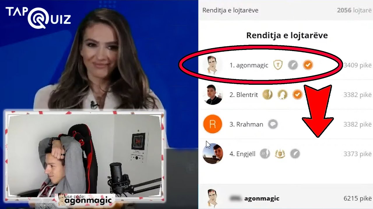 Prej Vendit të Parë rash në Vendin e ___ - Gjirafa TapQuiz | Agon Gashi