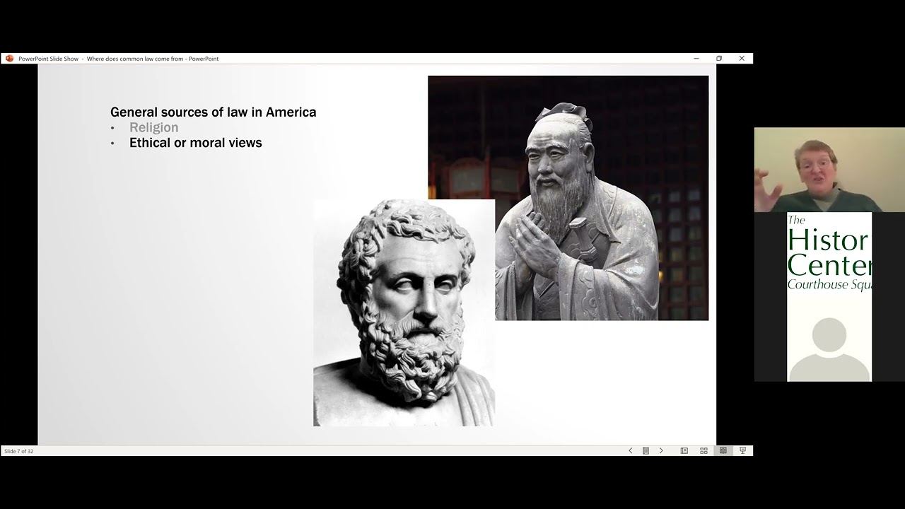 SAC Talks: American Justice - Where Does American Law Come From?