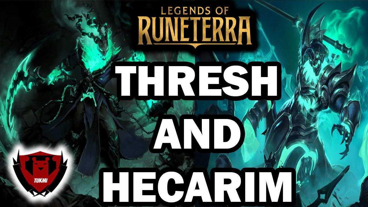 100% WIN HECARIM DECK with THRESH DECK | POWER OF SHADOW | Legends of Runeterra Deck