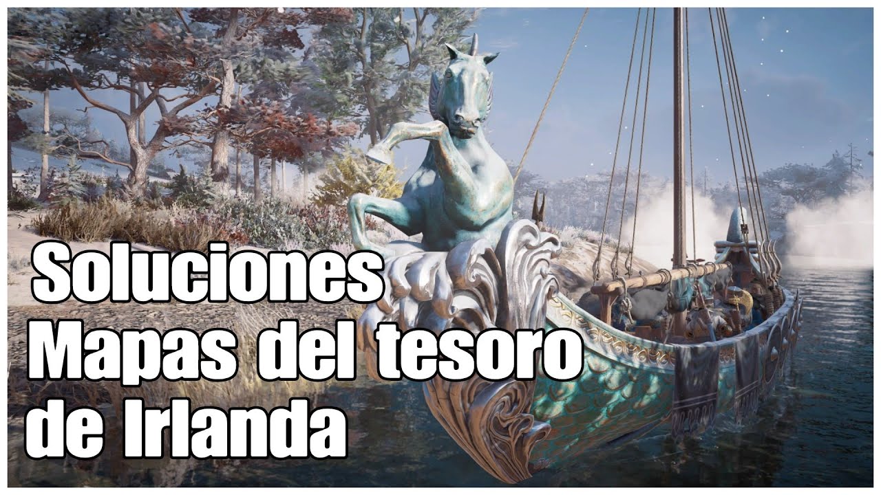 Soluciones MAPAS DEL TESORO de Irlanda - Assassins Creed Valhalla La Ira De Los Druidas