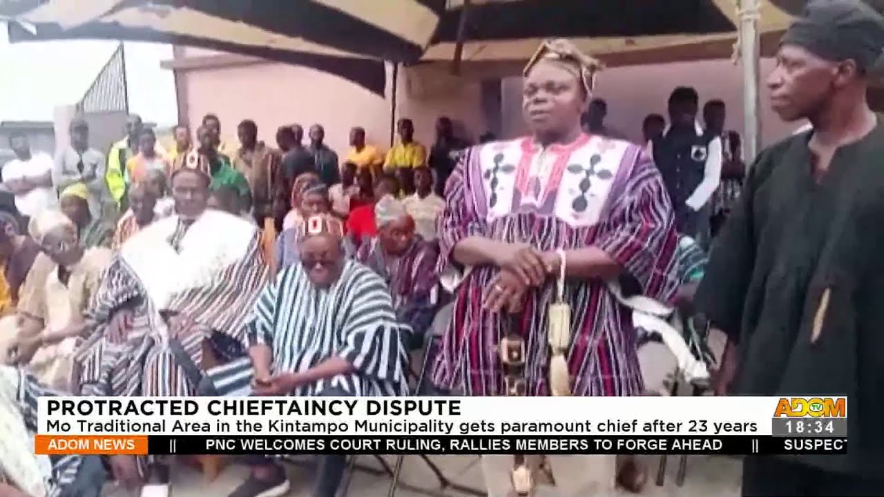 Mo Traditional Area in the Kintampo Municipality gets paramount chief after 23 years (13-4-22)