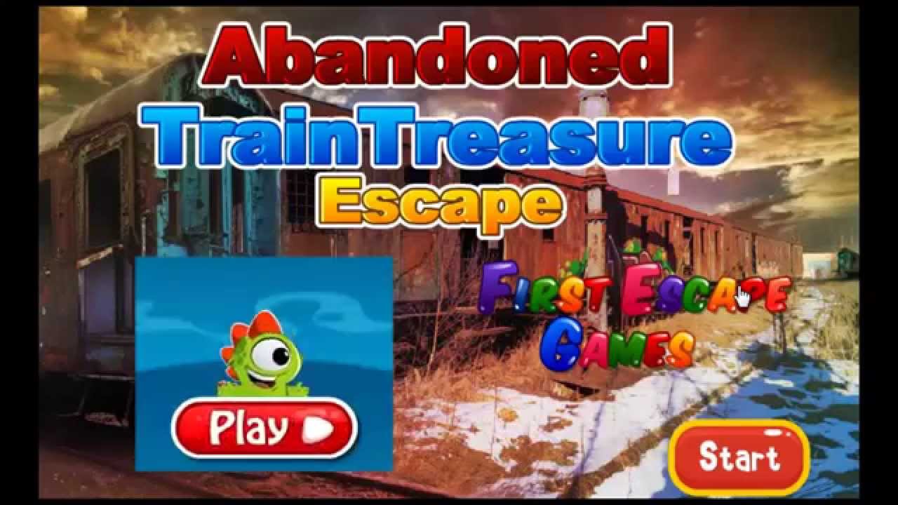 Abandoned Train Treasure Escape - Walk Through First Escape Games