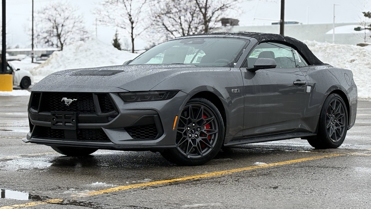 New 2026 Ford Mustang GT Premium in Carbonized Grey Metallic | Barrie Ford