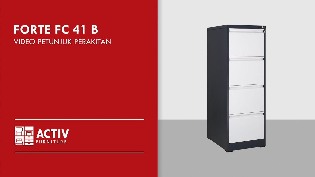 Tutorial Perakitan: FORTE FC 41 B Activ Furniture | Filing Cabinet