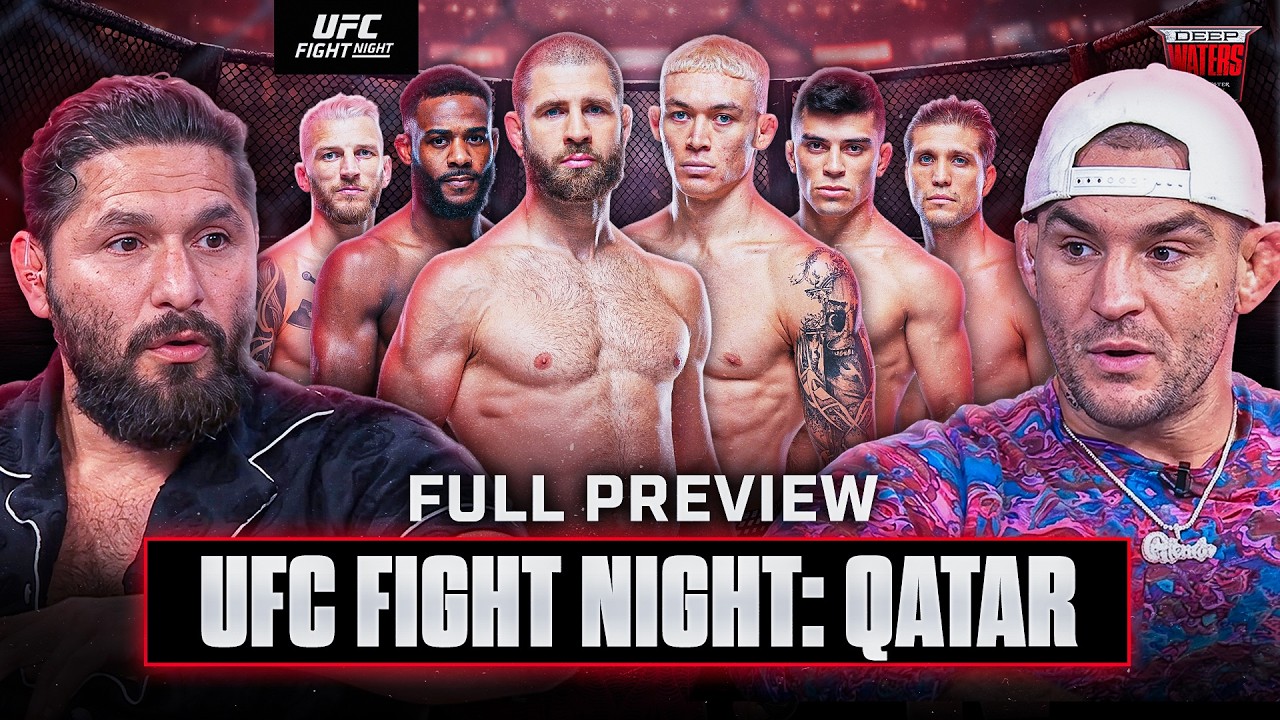 Deep Waters reacts to LOADED UFC Fight Night card in Qatar! 👀 | Full Breakdown + Early Predictions