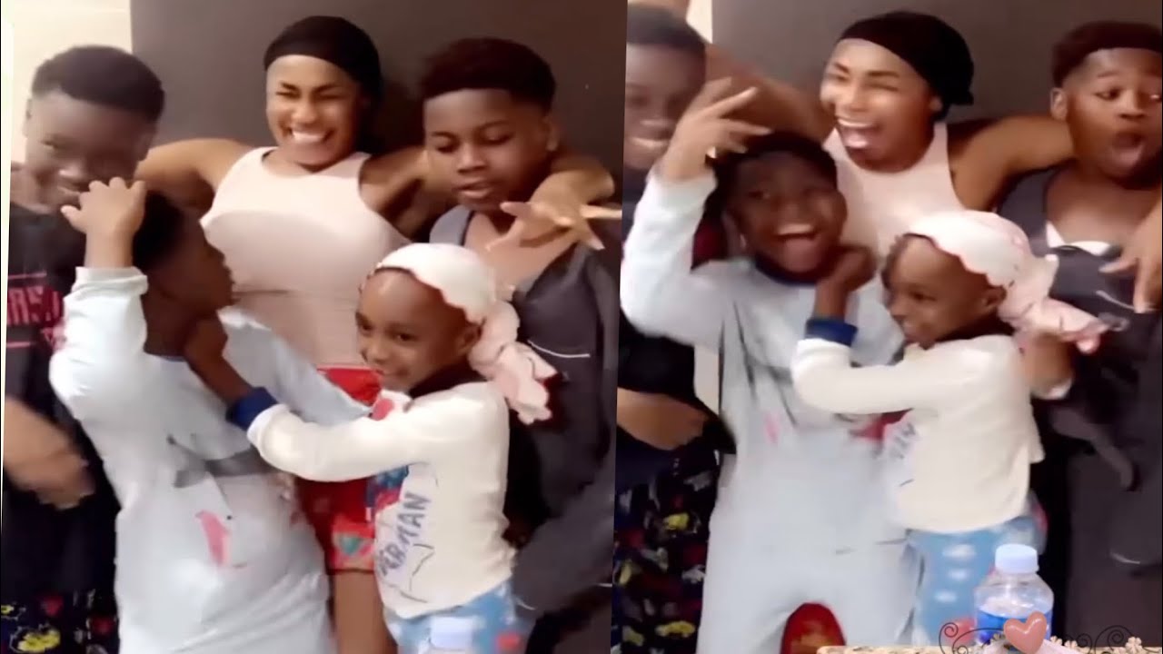 EMMA LOHOUES ET SES ENFANTS FONT LE CHALLENGE