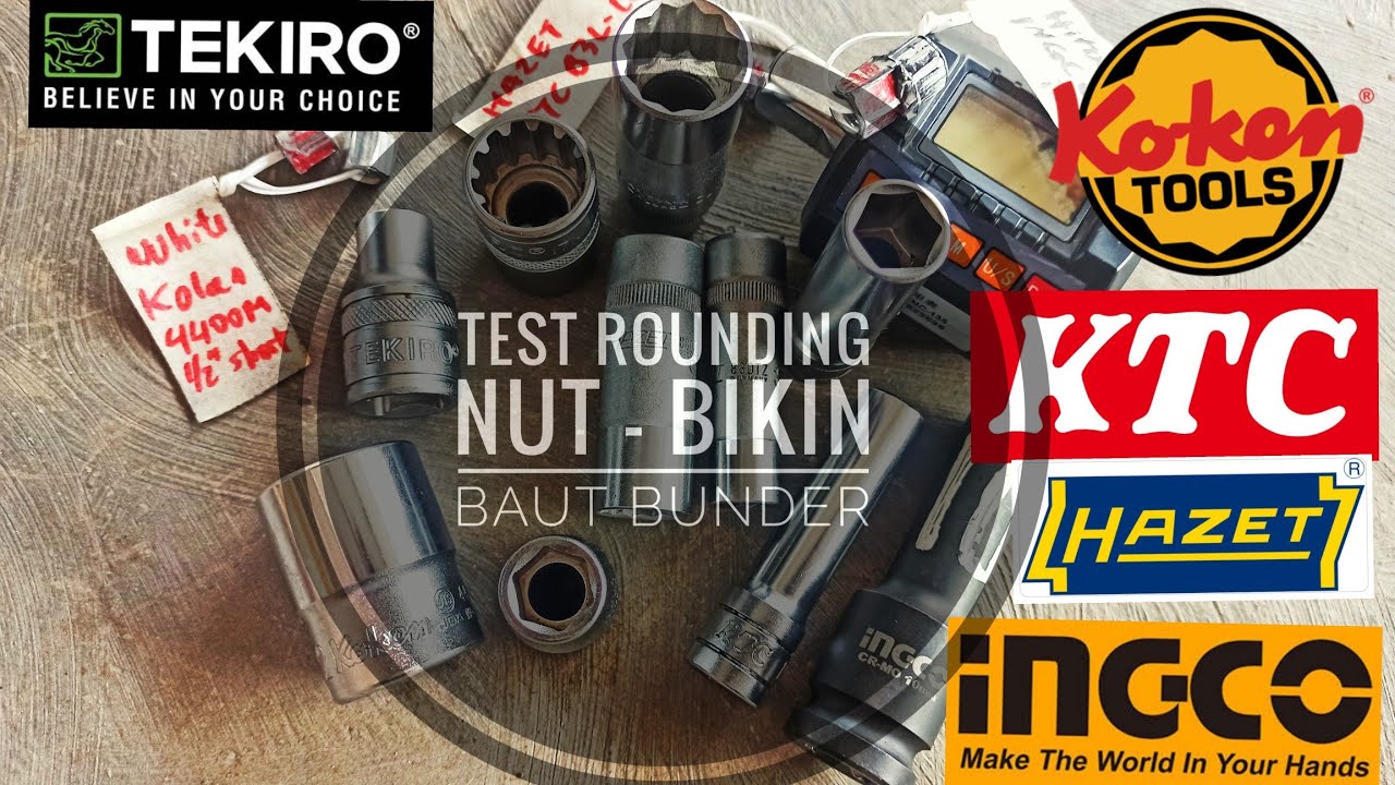 📊 Tekiro spline drive | Hazet semi deep 12 pt Germany | KTC japan | Ingco | Koken rounded nut🇩🇪🇯🇵🇨🇳
