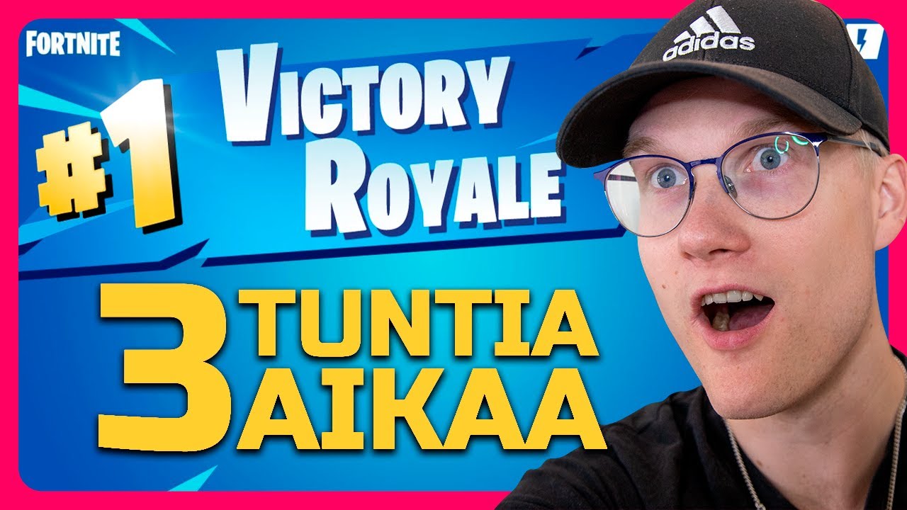 Miten monta voittoa saan kolmessa tunnissa | Fortnite Suomi