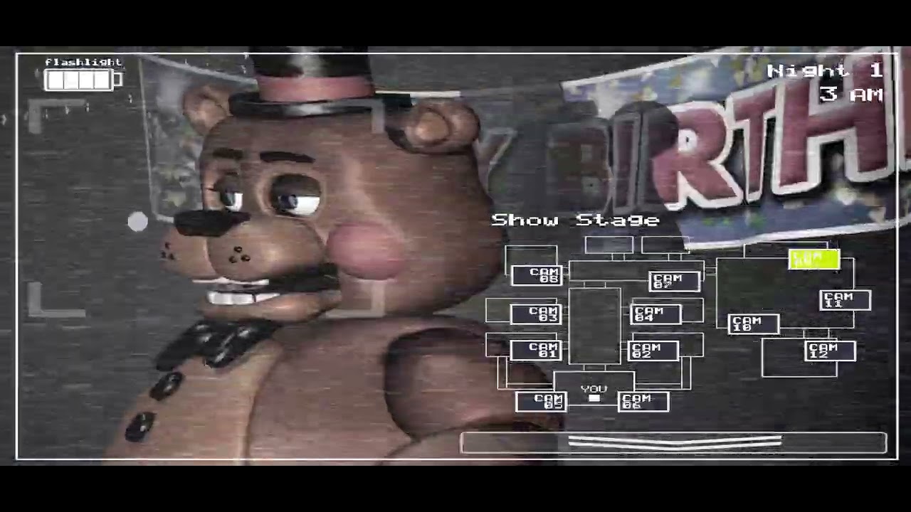 Uma gameplay de fnaf 2 Mandem dicas se souberem 