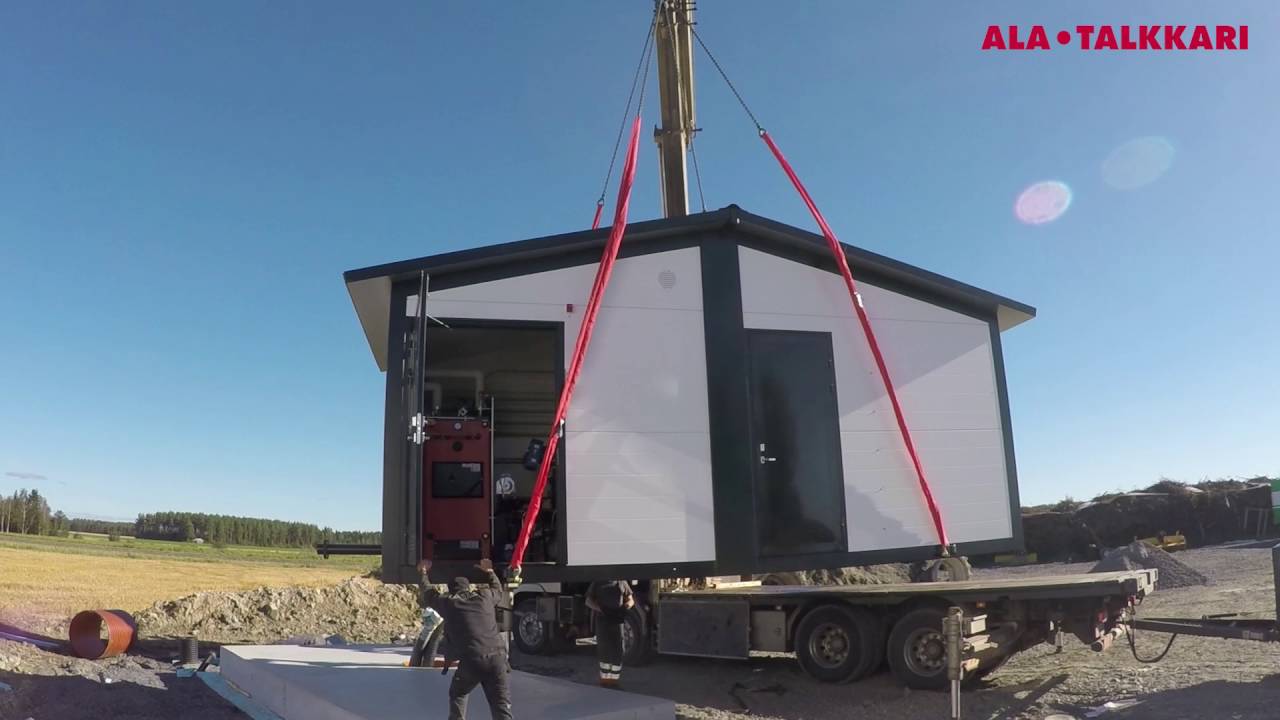 Veto Cont M 80kW - lämpökeskuksen asennus (Koneurakointi Koskilahti, Lapua, 5.9.2016)