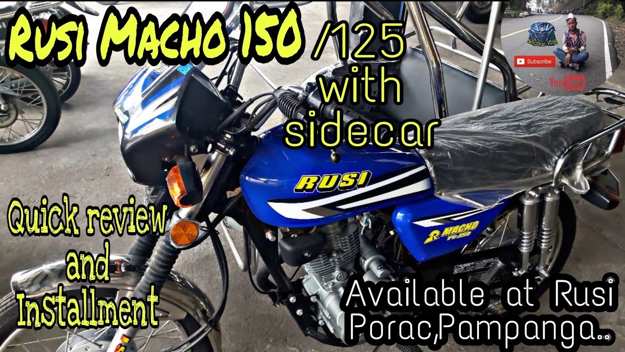 Rusi Macho 150/125 w/ sidecar 2021..Review and installment...