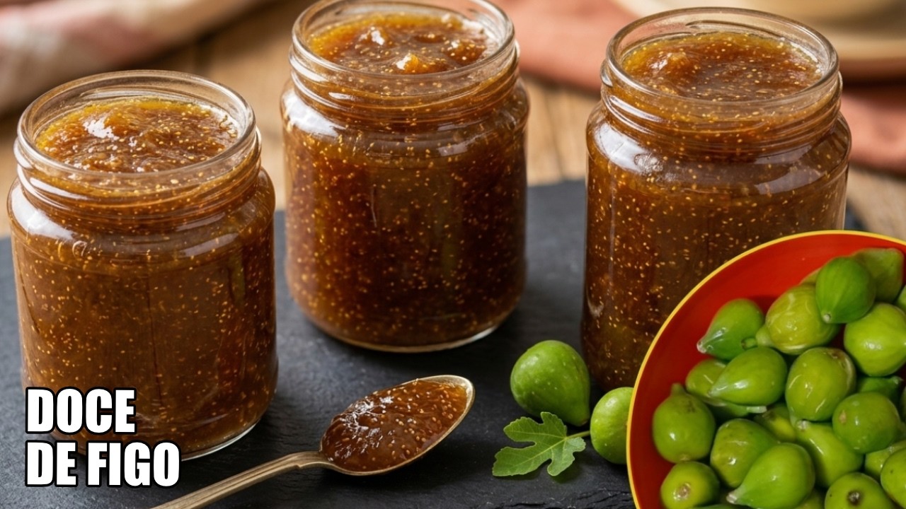 Receita de Doce de Figo Caseiro | F&aacute;cil e Delicioso! #doces #compota #receitas