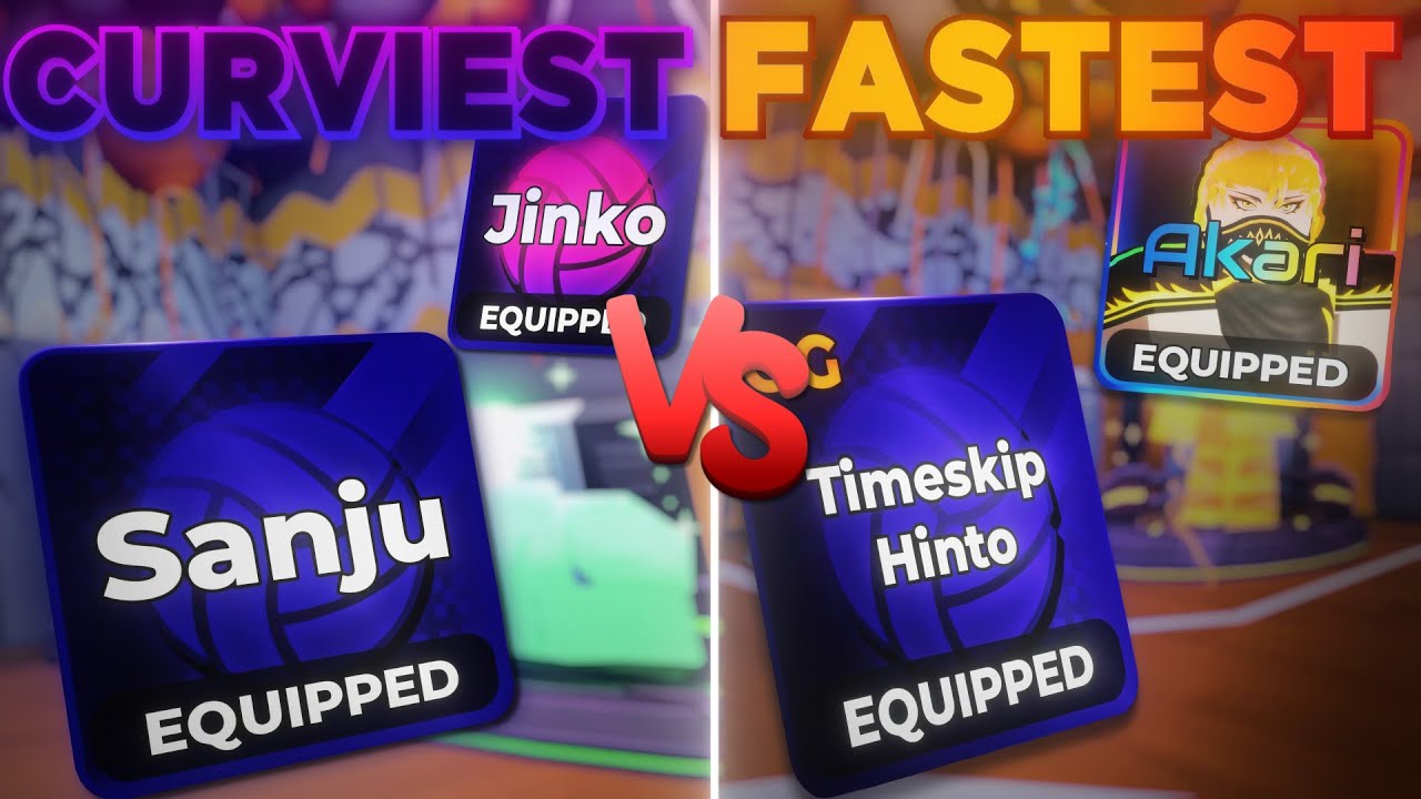 THE CURVIEST DUO VS THE FASTEST DUO IN VOLLEYBALL LEGENDS