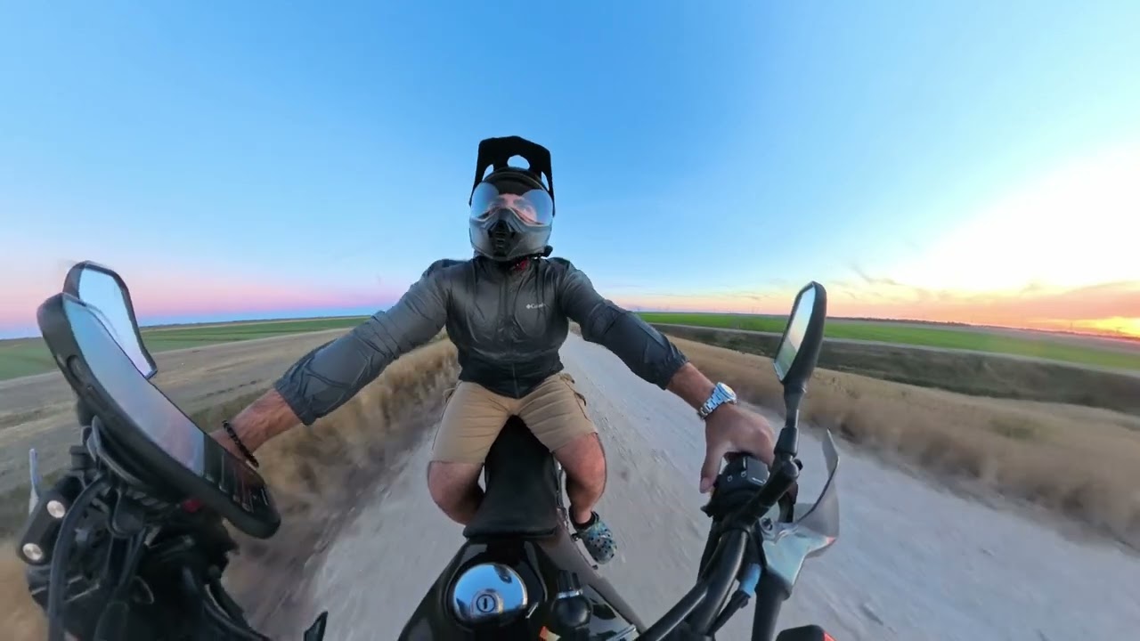Bike riding With Everlong Blasting