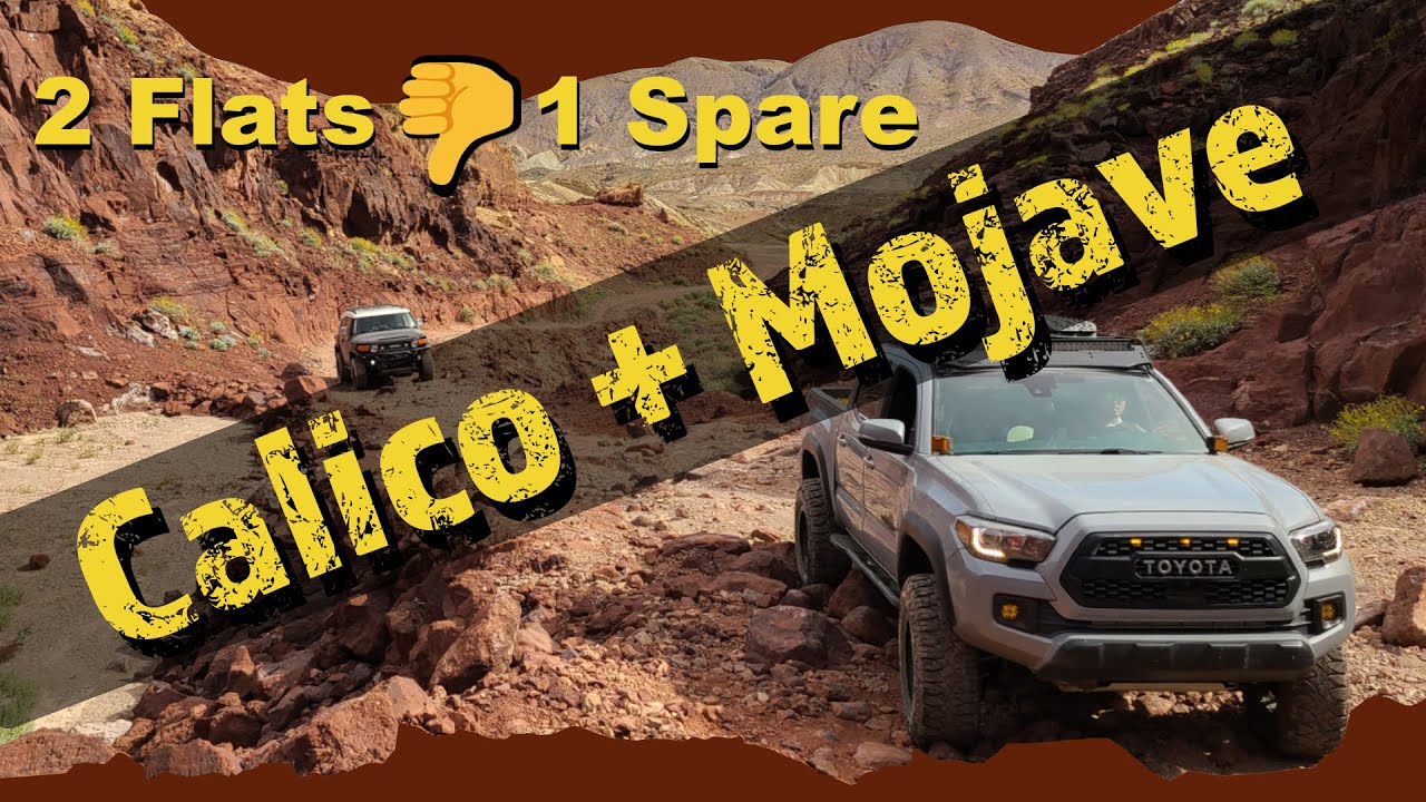 Calico, Camping, and Soda Lake. 480k Mile 4runner and Still Offroading!