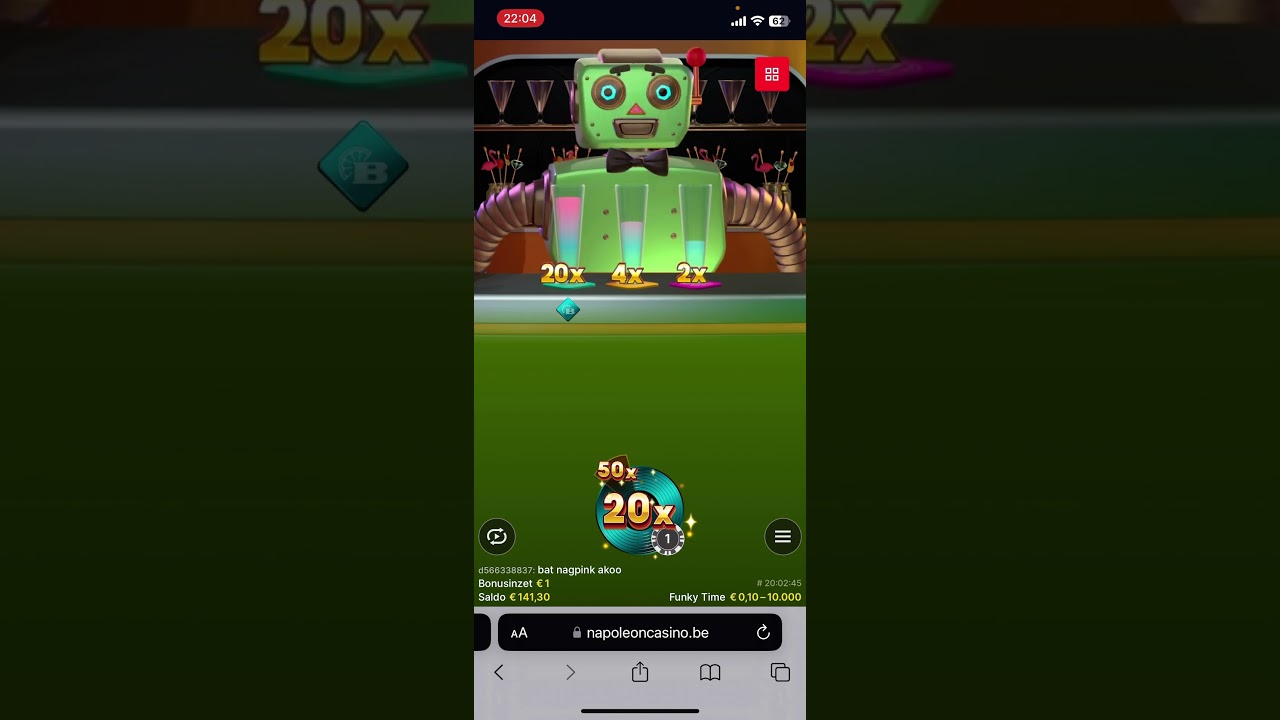 Funky time 1000x HIGHEST bar bonus ever recorded so far 50x bar!!!!!!