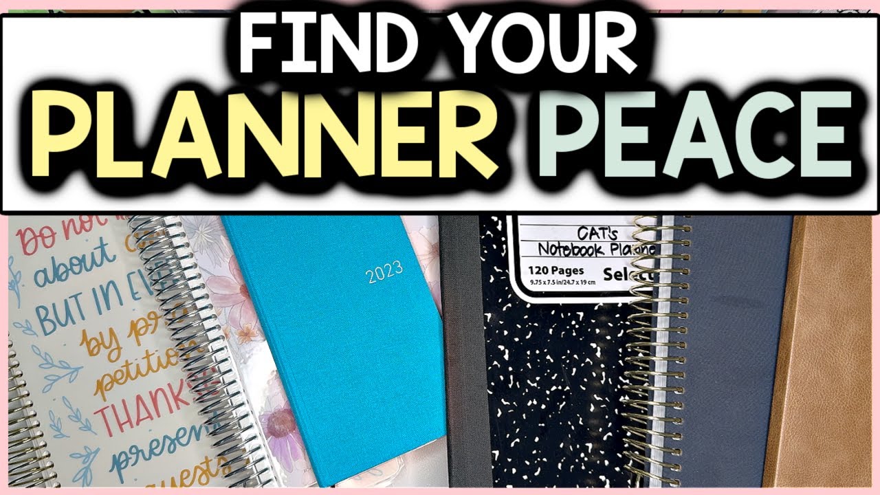 TIPS TO FIND YOUR PLANNER PEACE