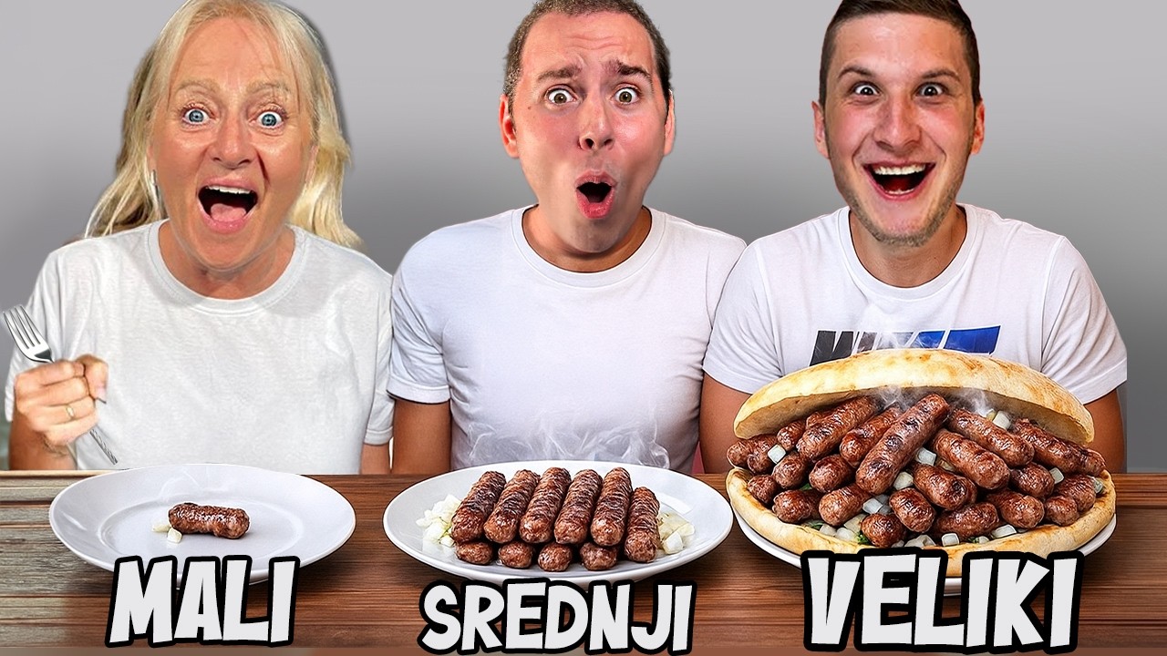 MALI, SREDNJI ili VELIKI OBROK!