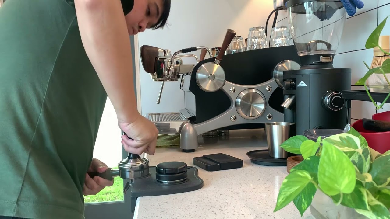 Making coffee with the Slayer Espresso Single Group