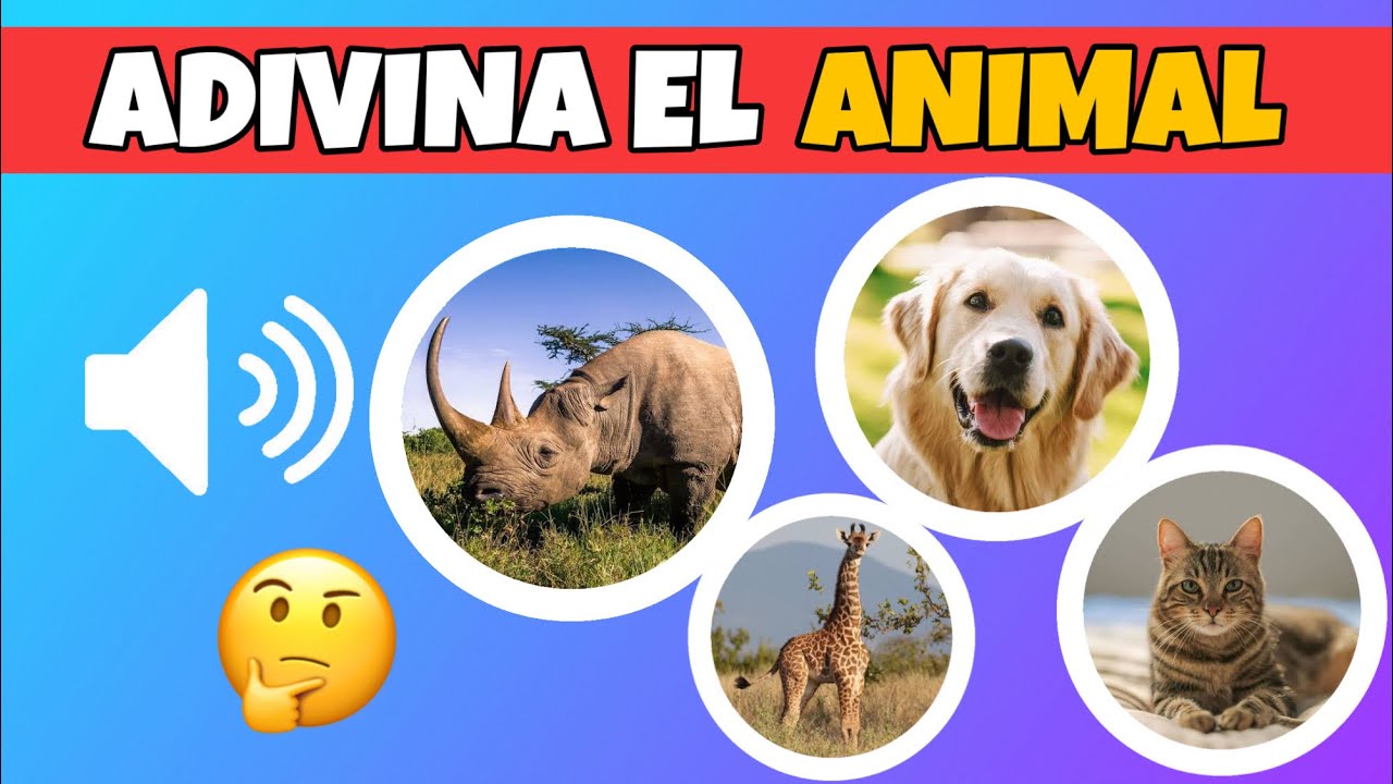 ADIVINA EL ANIMAL POR SU SONIDO | Para ni&ntilde;os