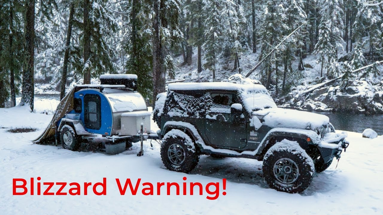 Winter Camping with a Blizzard Warning & a Bear | Where’s Wiseman Week