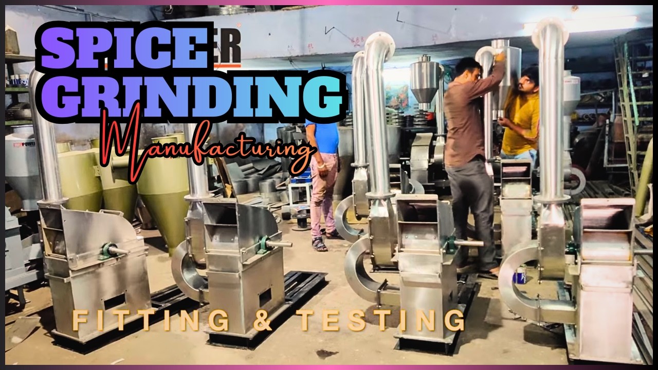 Masala Spice Grinding Machine Price in india | M: +91 95120 06775