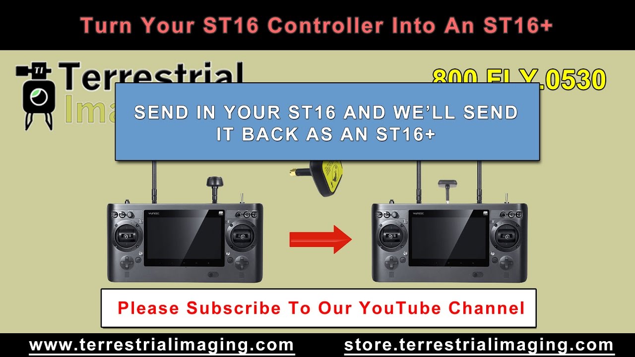 Yuneec ST16 Upgrade To An ST16+ By Terrestrial Imaging