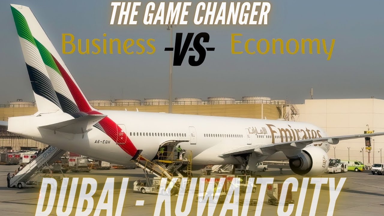 The Emirates Game Changer B777-300ER | A Trip In Economy and Business Class | Dubai to Kuwait City