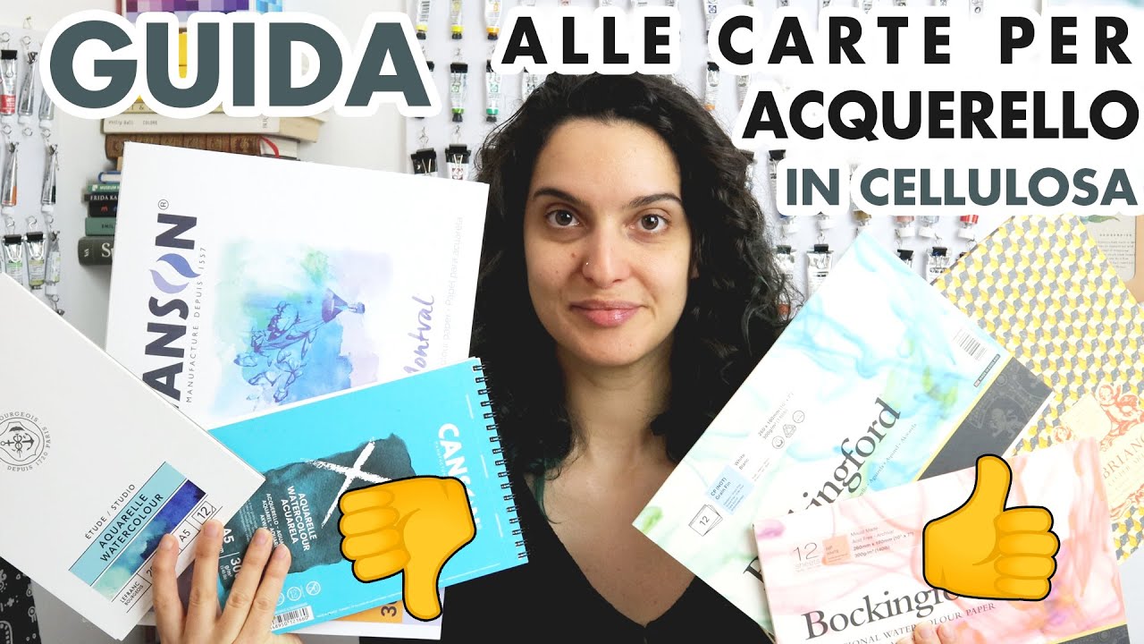 Qual è la migliore? Confronto tra 7 carte per acquerello