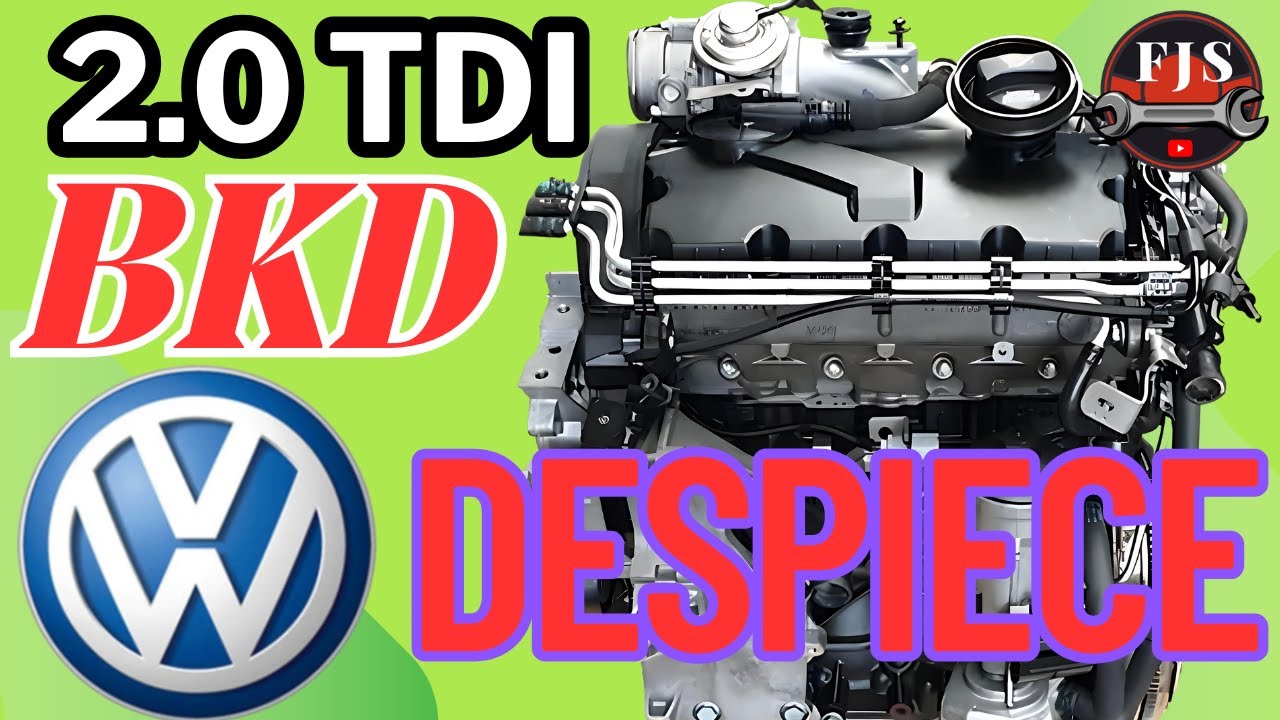 Desarmamos por completo el motor 2.0 TDI BKD  de Volkswagen Guía paso a paso con todos los secretos